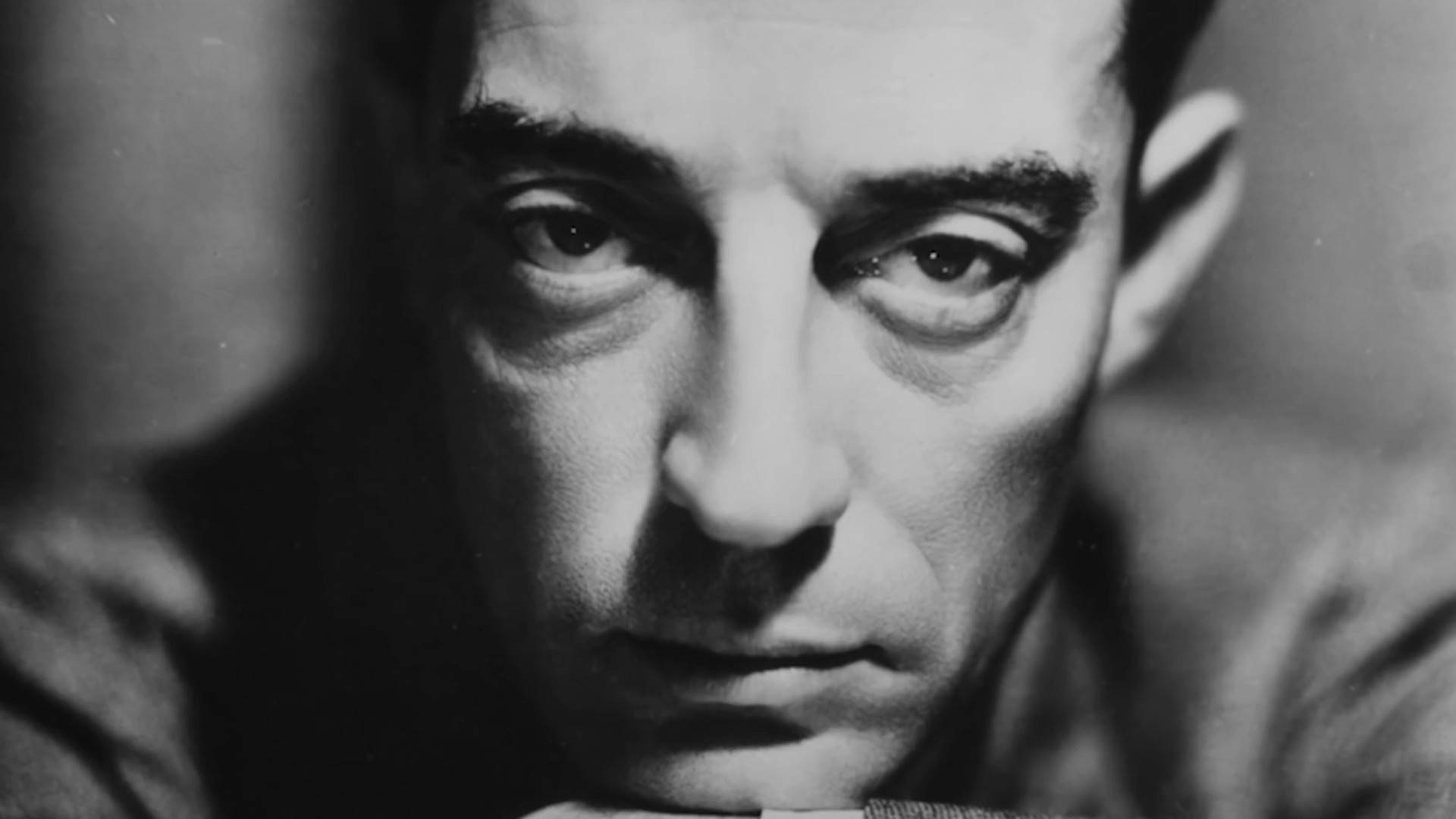 Buster Keaton, silent film actor, black and white, Full HD Desktop Wallpaper