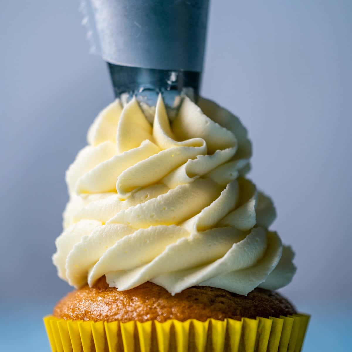 buttercream, cupcake, vanilla frosting, SD Desktop Wallpaper