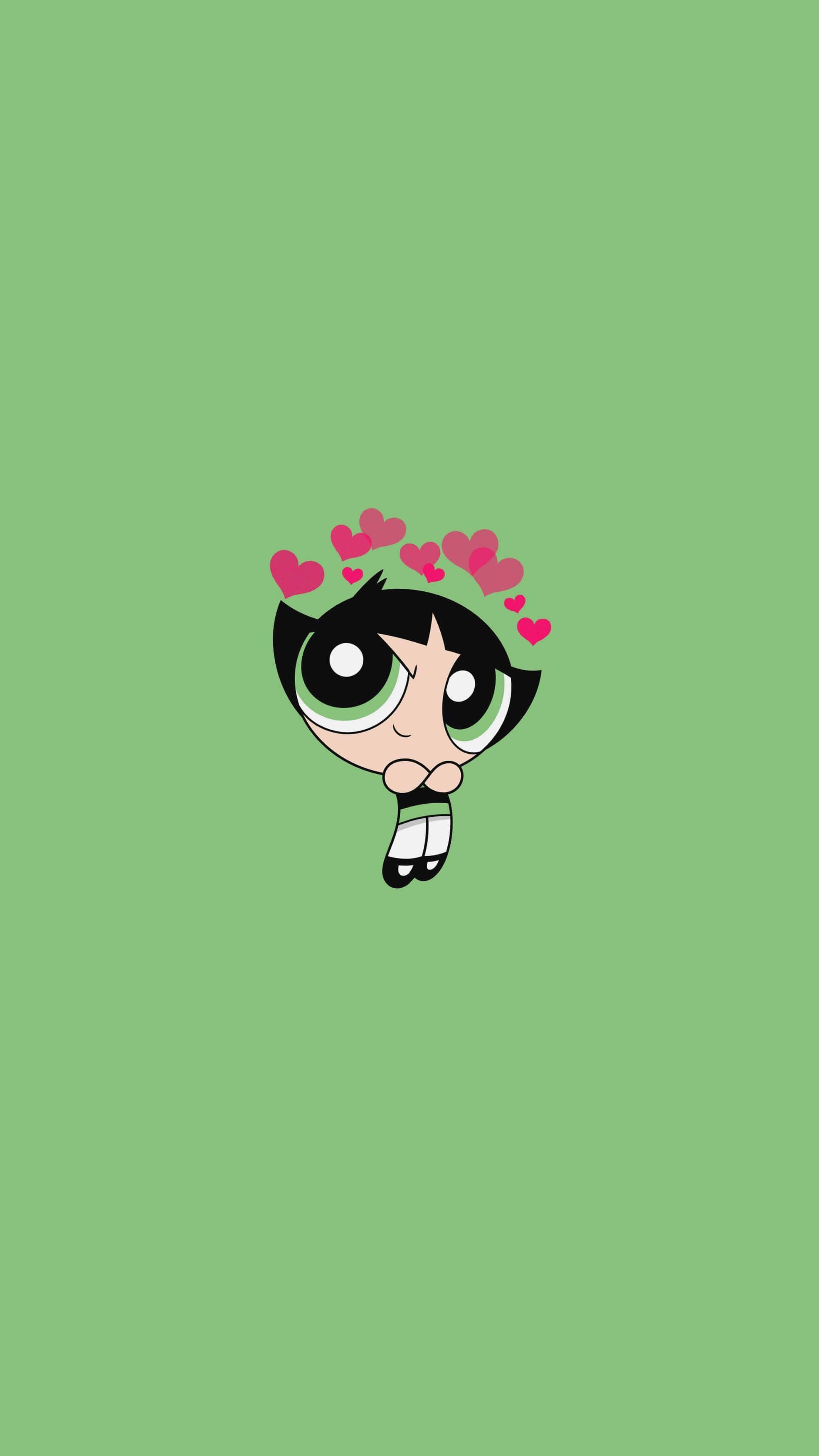 Buttercup flower, sun-kissed yellow, cartoon character, 2K Phone Wallpaper
