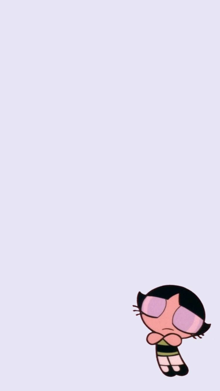 Buttercup, cartoon girl, black hair, HD Phone Wallpaper