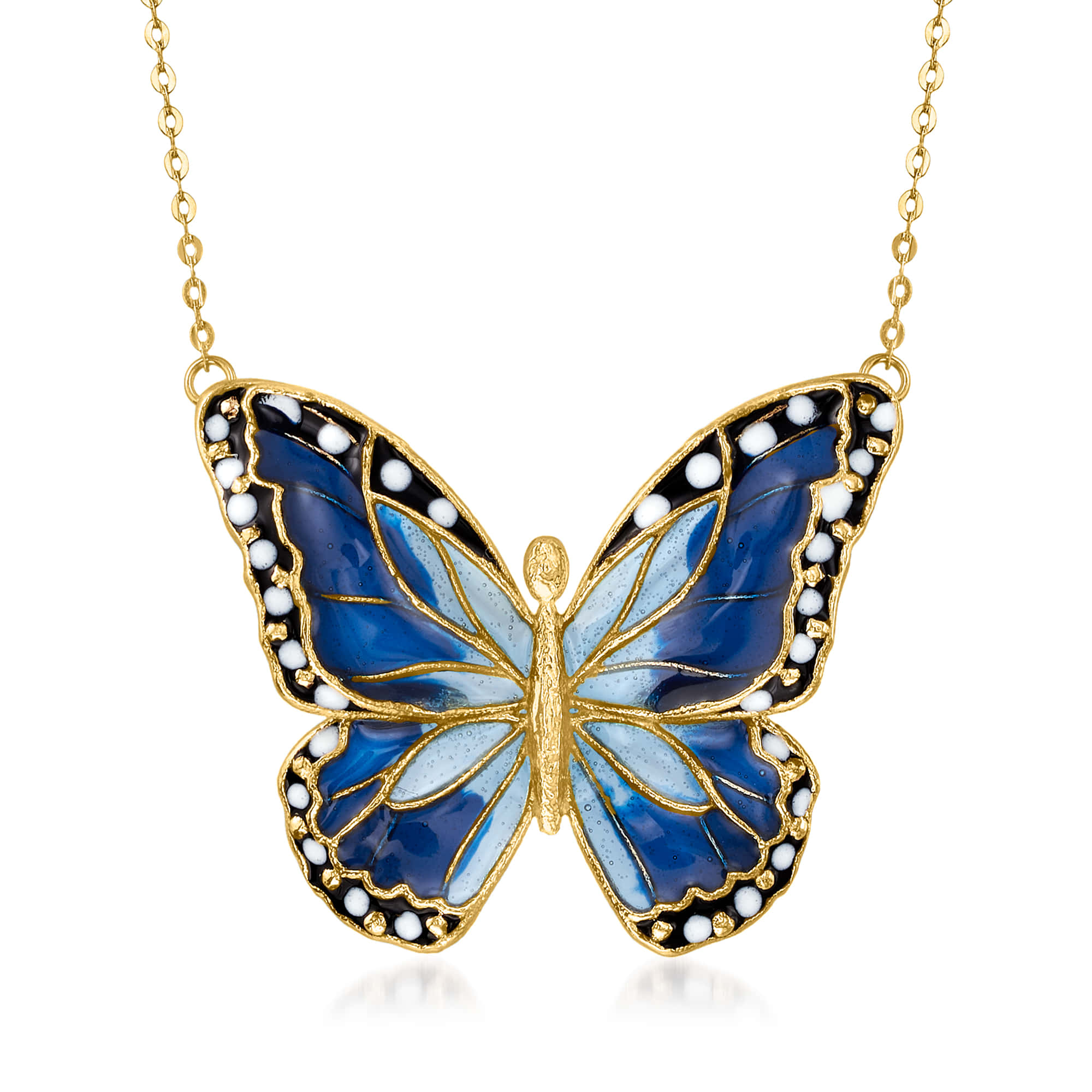 elegant blue butterfly pendant necklace, gold necklace, butterfly pendant, Full HD Desktop Wallpaper