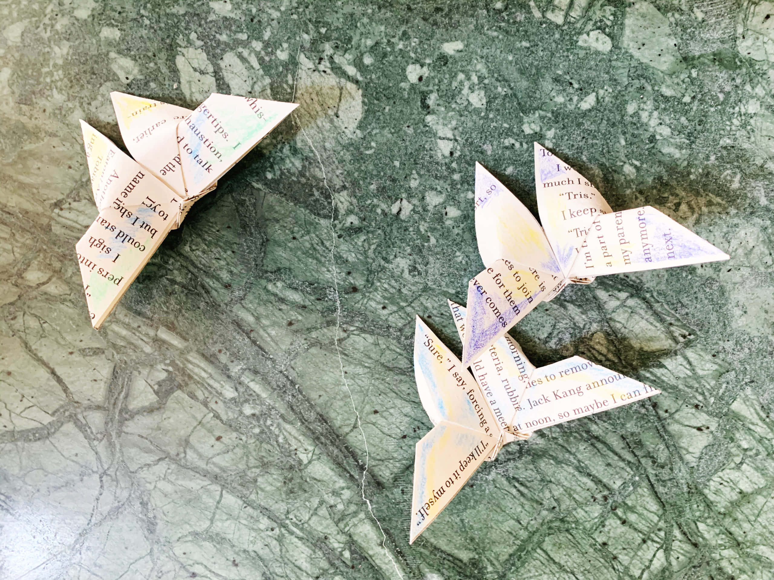 butterfly origami, 2560 x 1920 wallpaper, origami butterflies, 2K Desktop Wallpaper