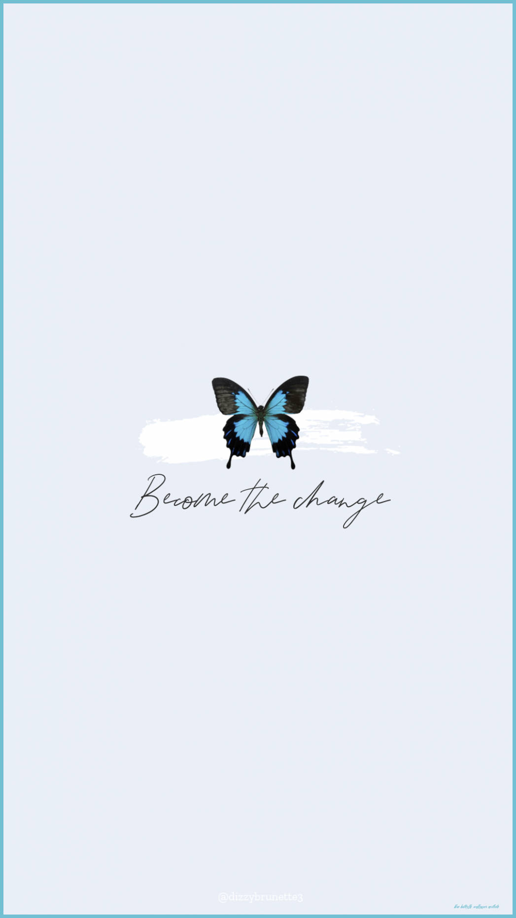 blue and black butterfly, become the change, soft light blue background, HD Phone Wallpaper