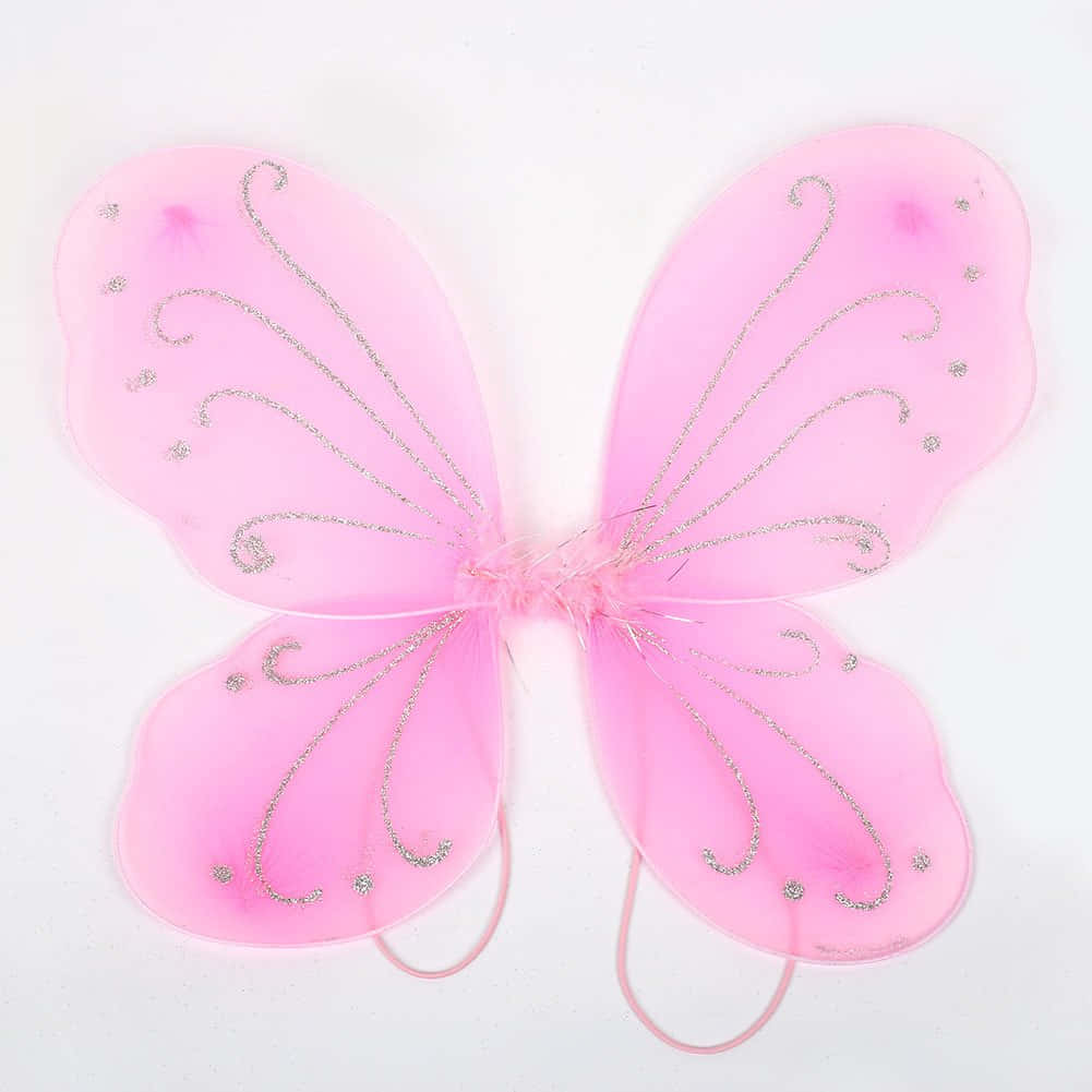 butterfly wing dress, iridescent, pink fairy wings, SD Desktop Wallpaper