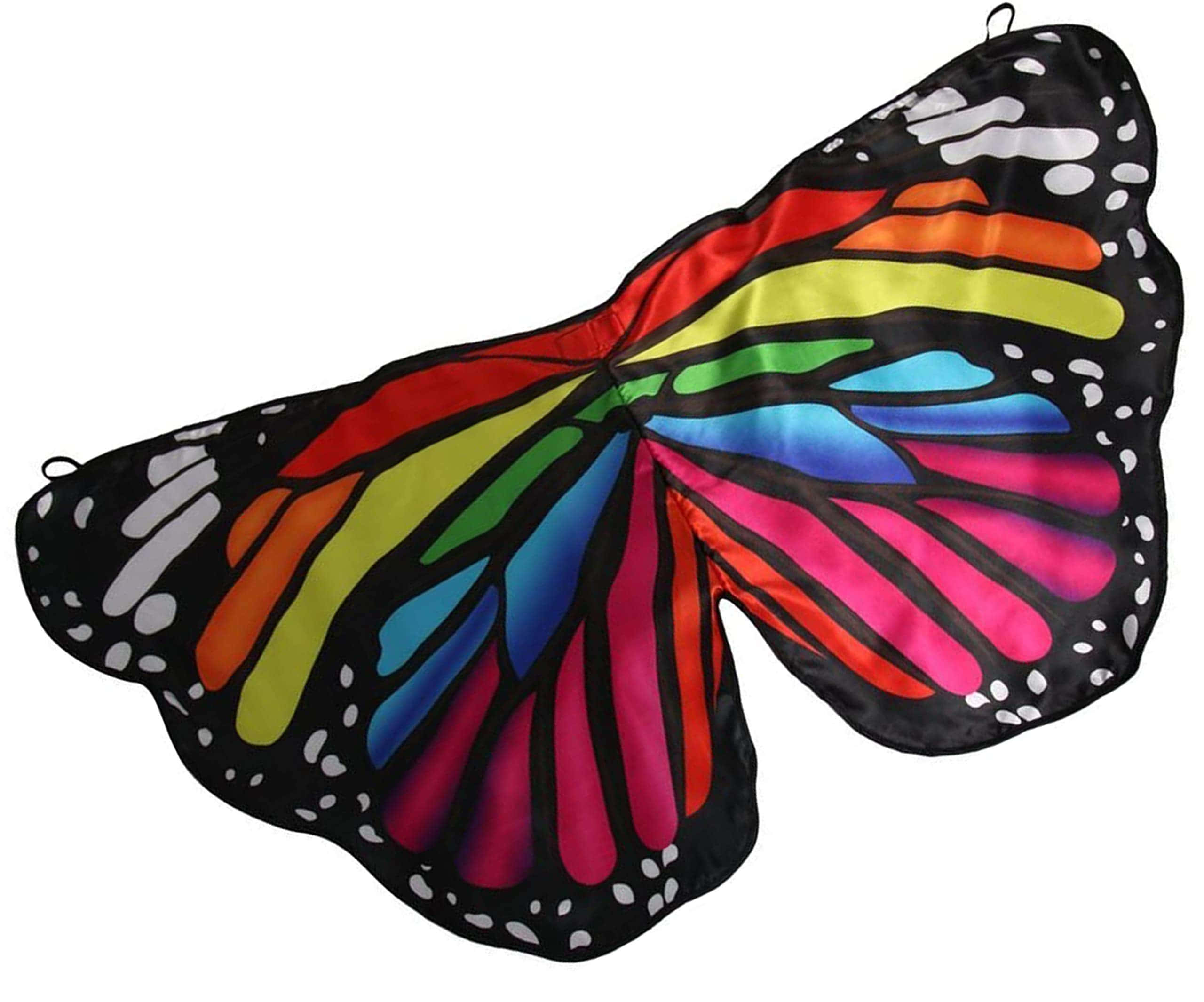 butterfly wing dress, magenta, rainbow-colored, 2K Desktop Wallpaper