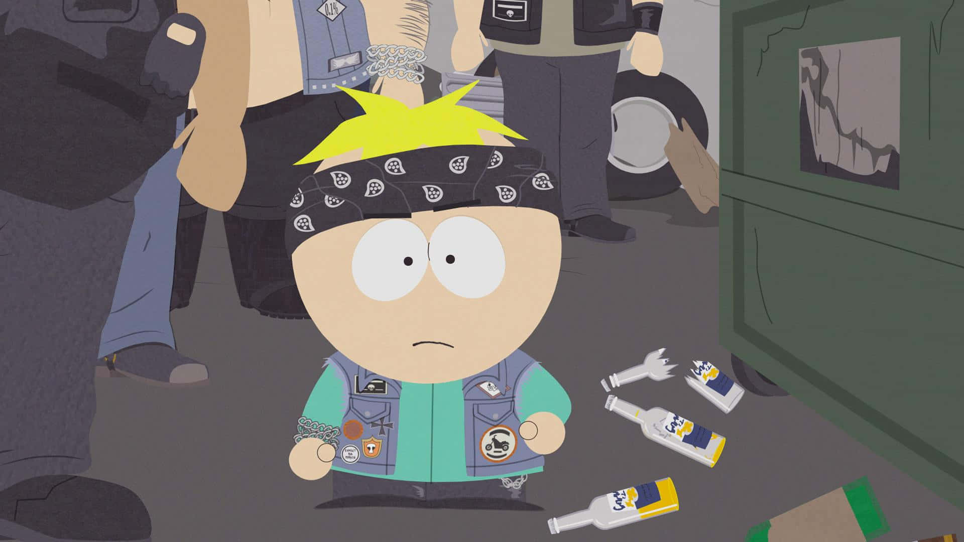 Butters, South Park, yellow spiky hair, Full HD Desktop Wallpaper