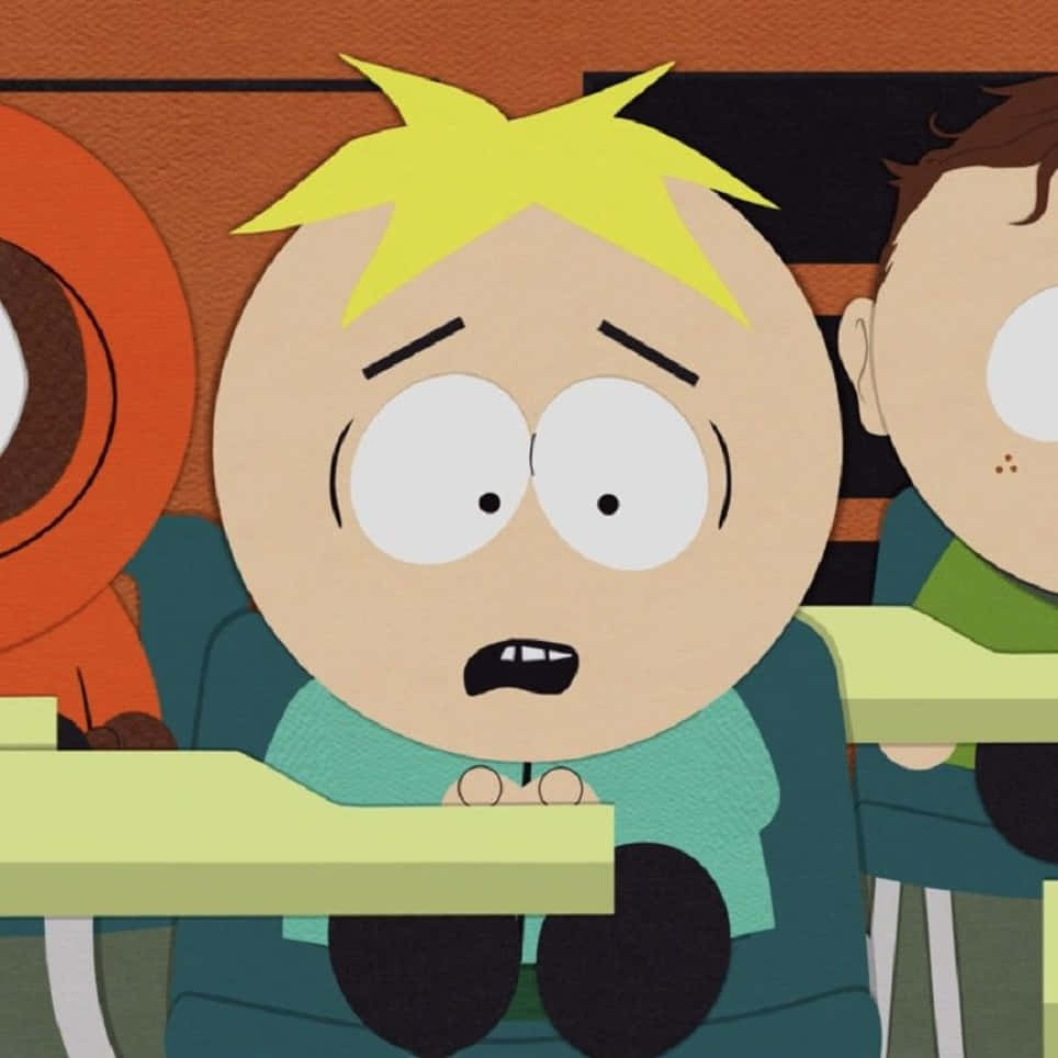 Butters, South Park, spiky yellow hair, SD Desktop Wallpaper