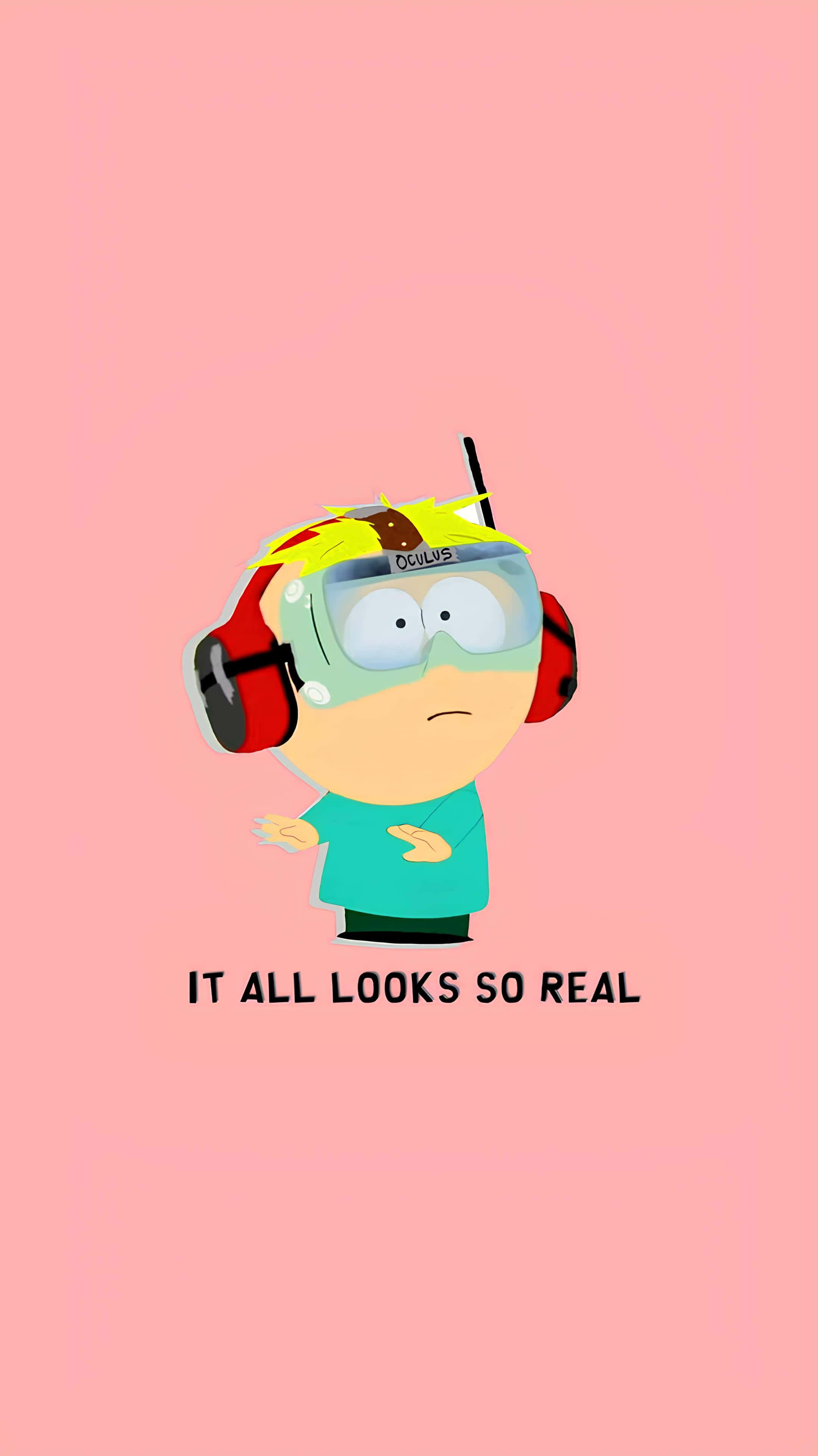 Butters, goggles, headphones, 4K Phone Wallpaper