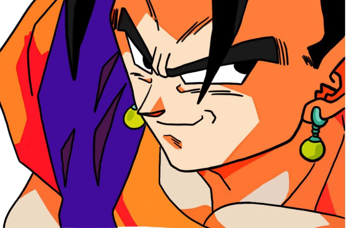 Buu Saga, orange skin, black spiky hair, SD Desktop Wallpaper
