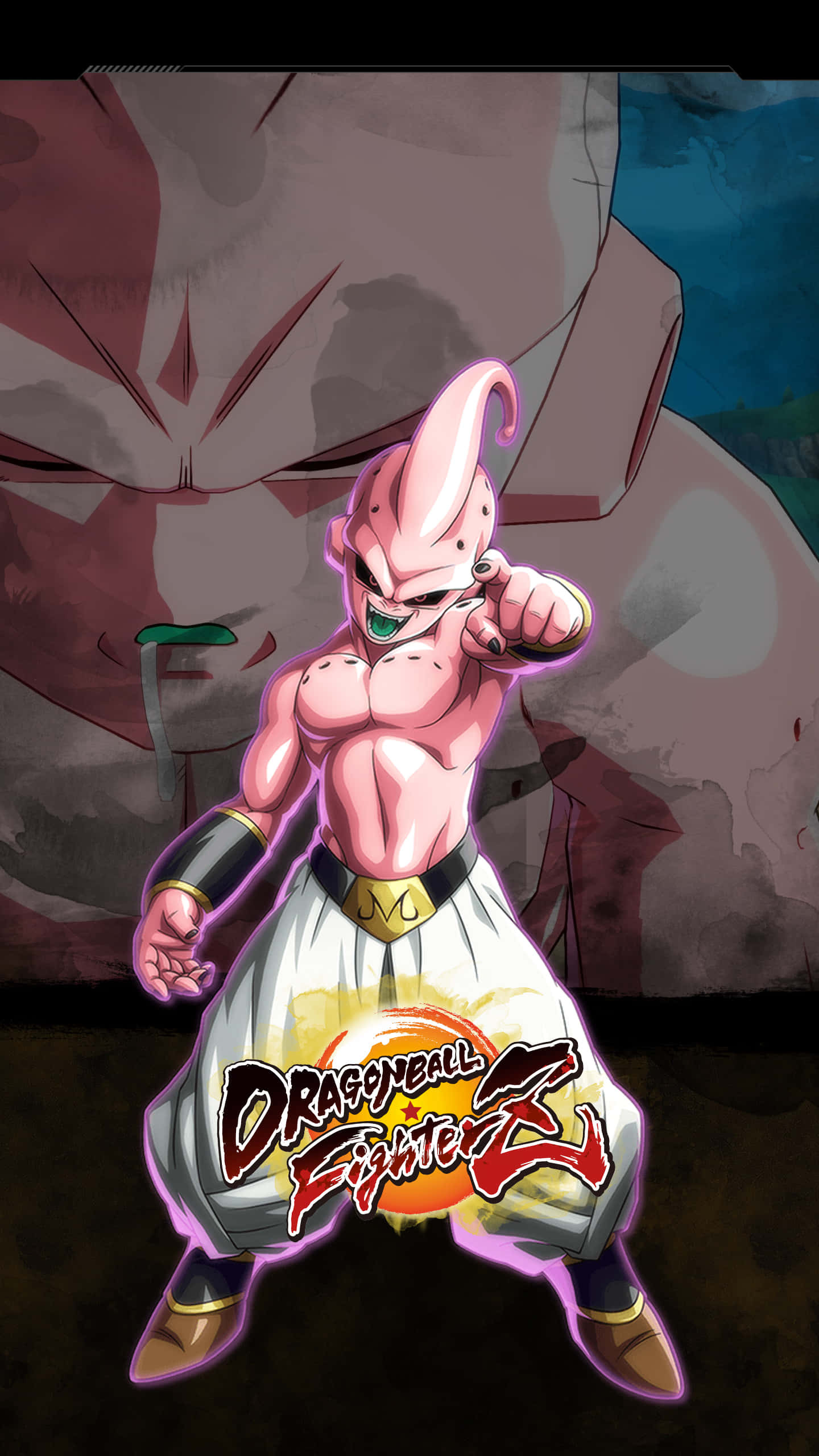 Buu, pink-skinned, anime fighter, 2K Phone Wallpaper