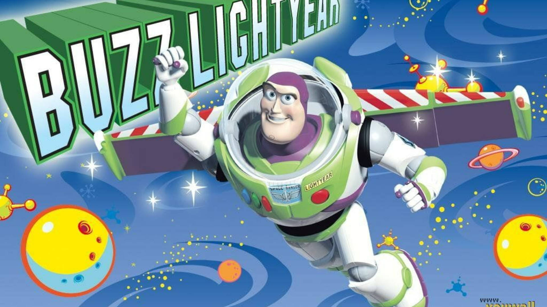 Buzz Lightyear, Star Command, green and white space suit, Full HD Desktop Wallpaper