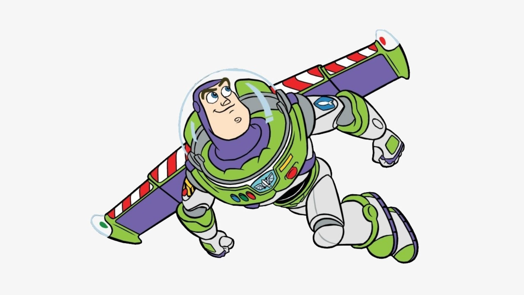 Buzz Lightyear, green and purple space suit, jetpack wings, Full HD Desktop Wallpaper