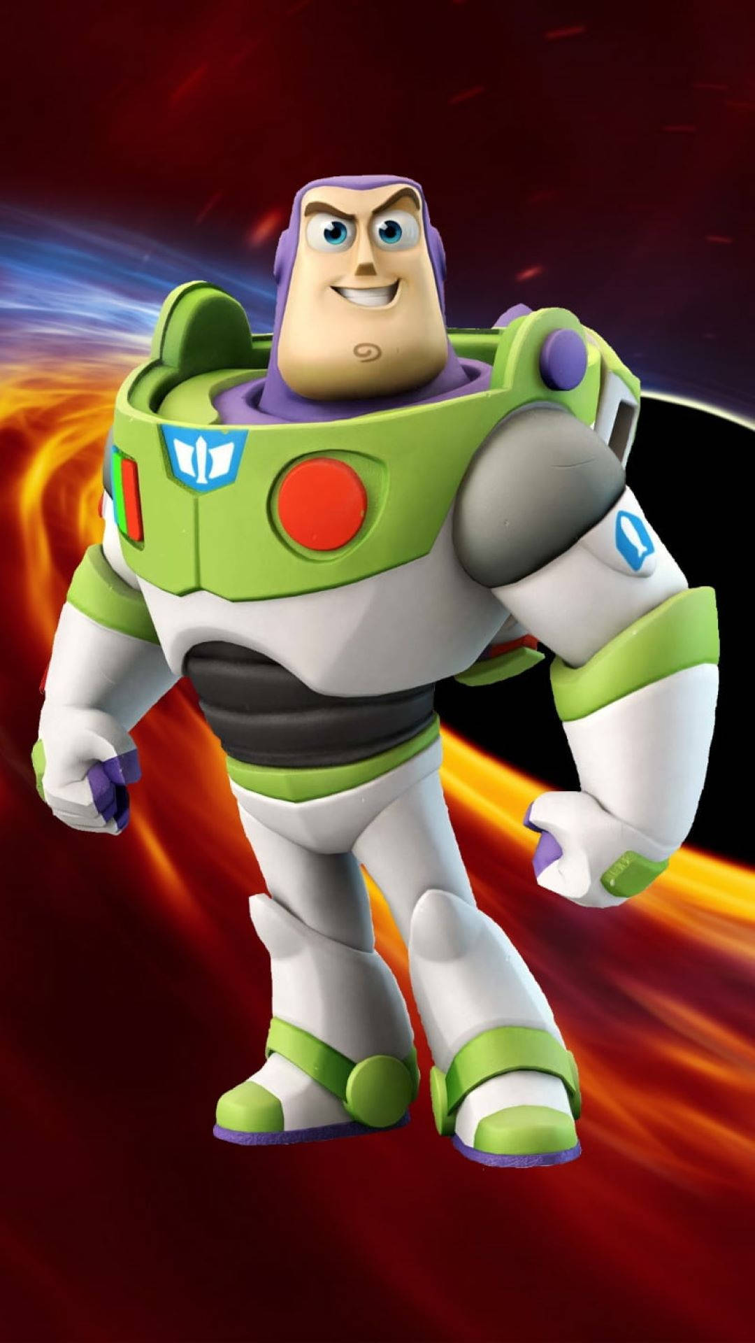 Buzz Lightyear, animated, space scene, Full HD Phone Wallpaper