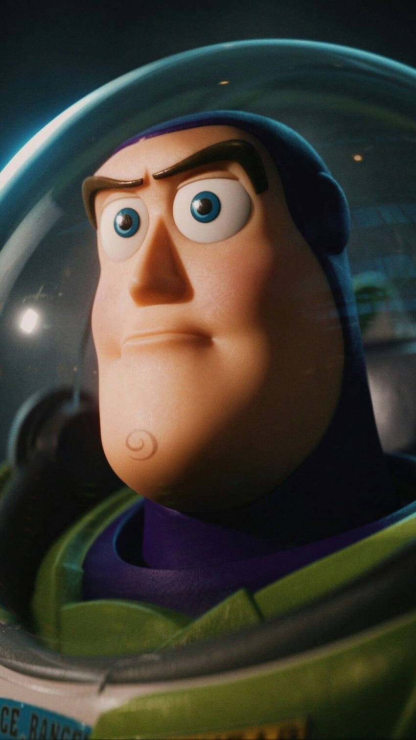 Buzz Lightyear, space ranger helmet, starry backdrop, HD Phone Wallpaper