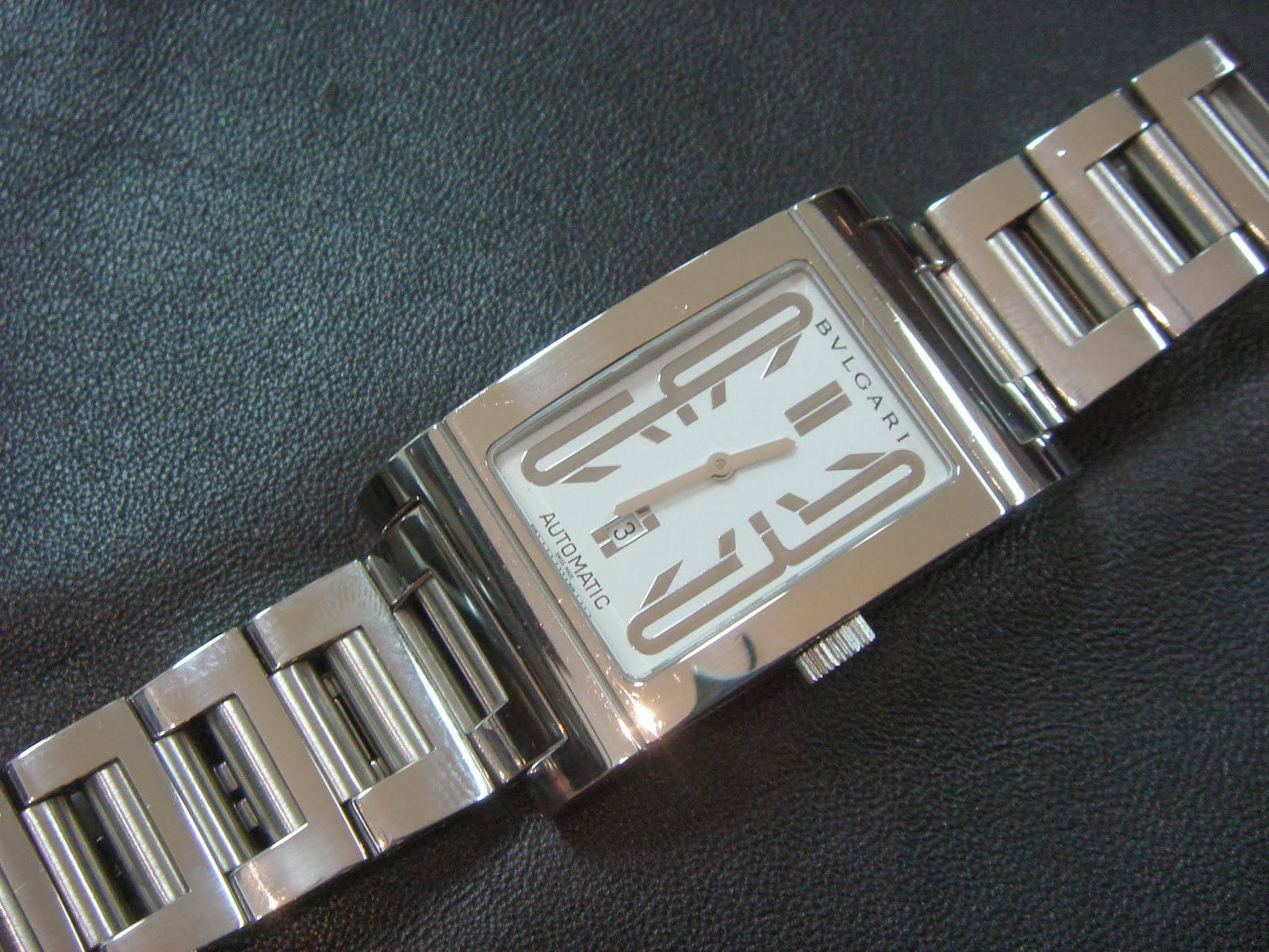 Bvlgari, silver, automatic watch, HD Desktop Wallpaper