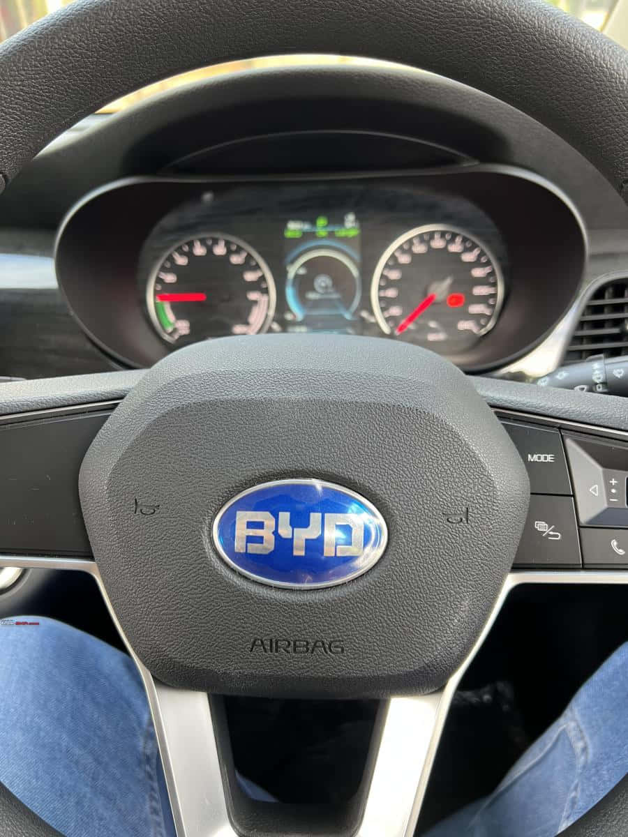 BYD, steering wheel, dashboard, SD Phone Wallpaper