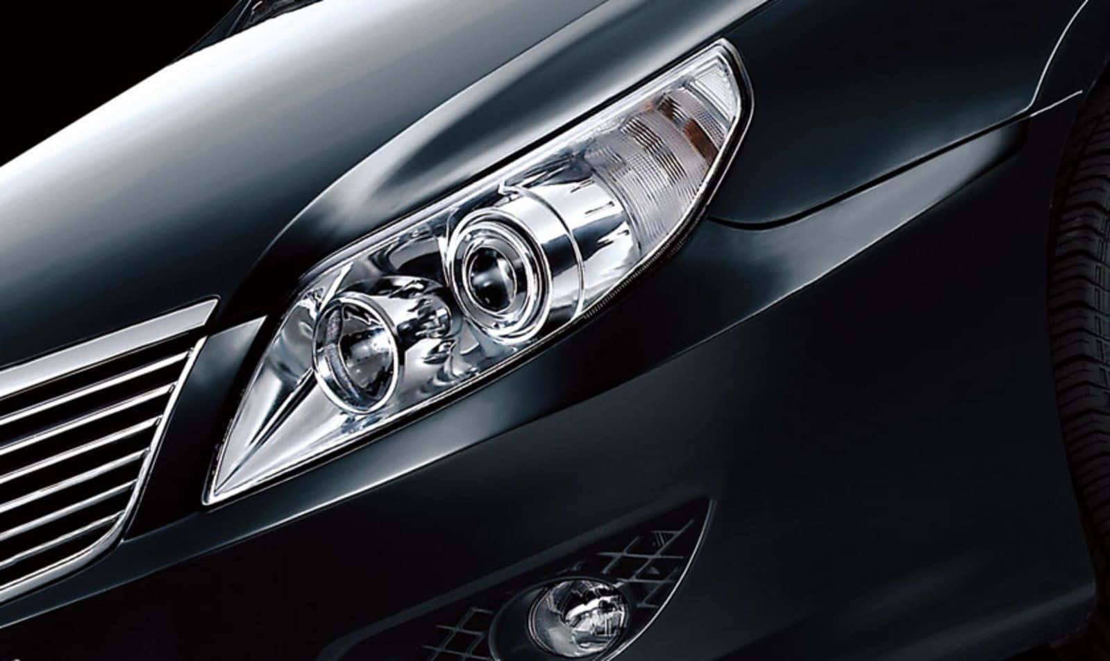 BYD, sleek black car, headlight, HD Desktop Wallpaper