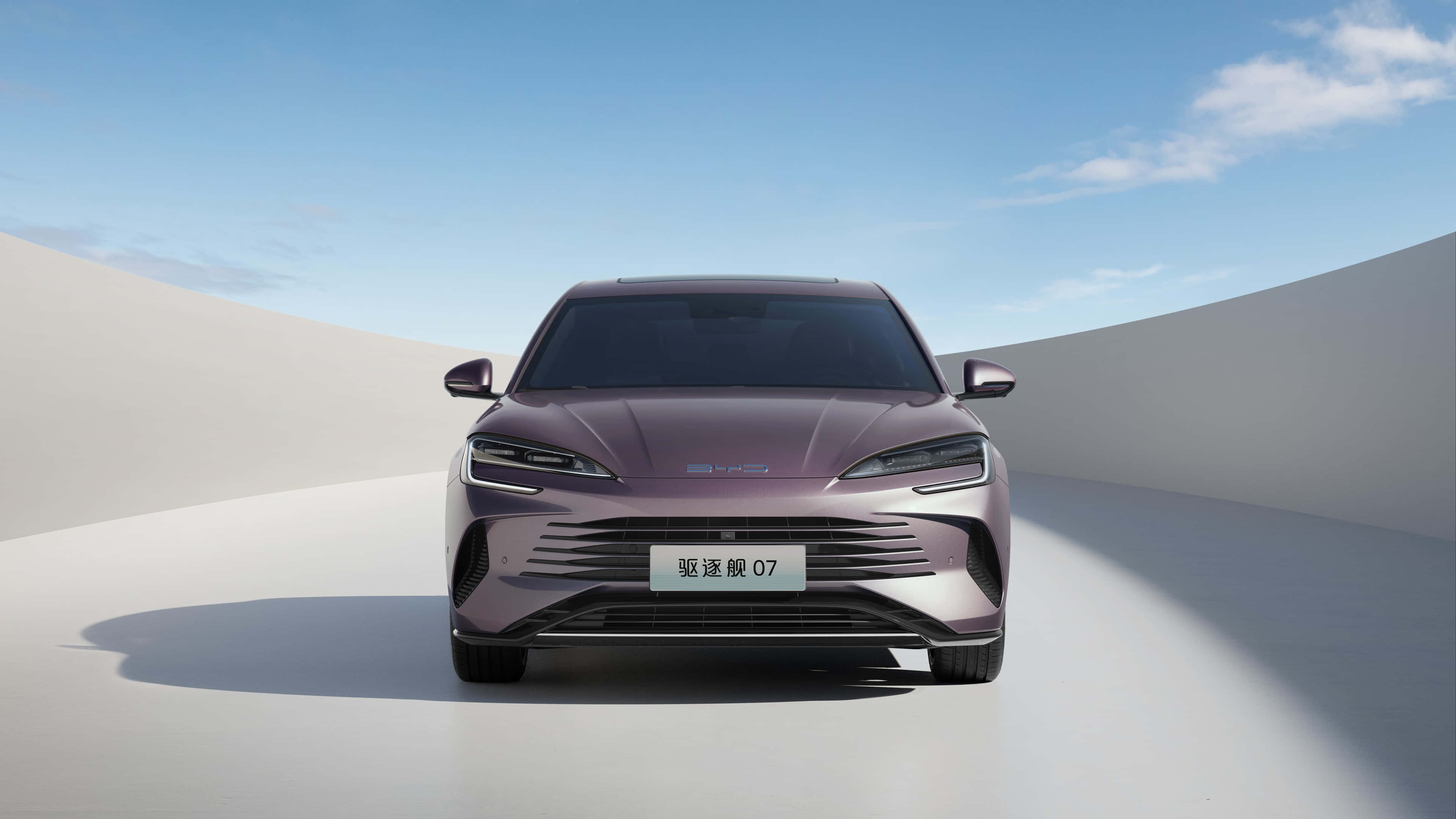 BYD, purple, electric car, 4K Desktop Wallpaper