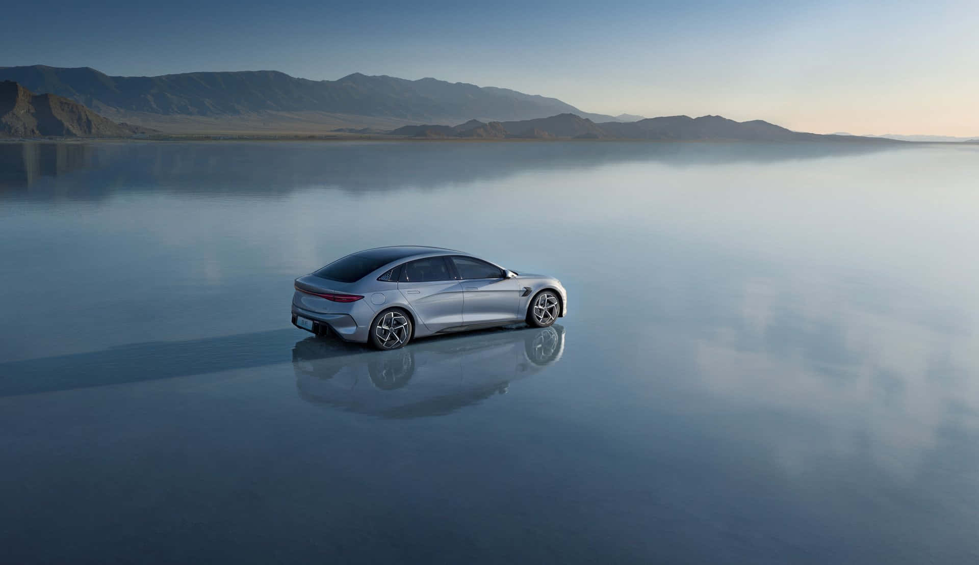 BYD, silver, sedan, Full HD Desktop Wallpaper