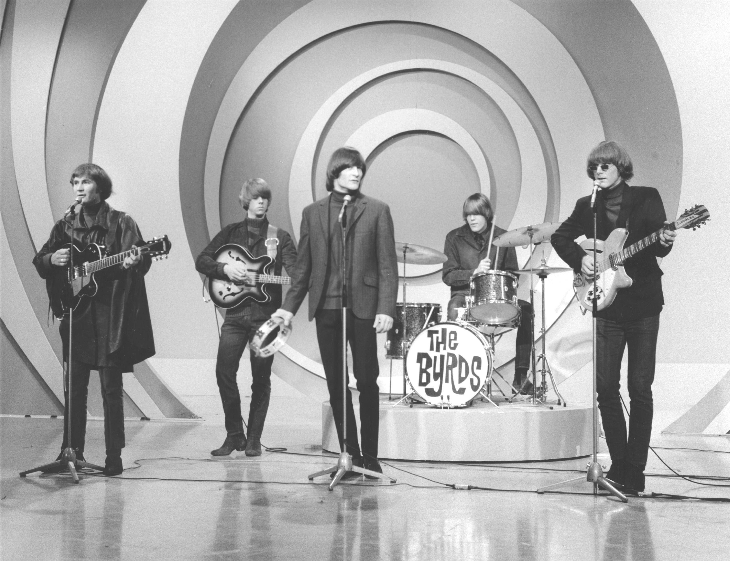 The Byrds, live performance, stage, 2K Desktop Wallpaper