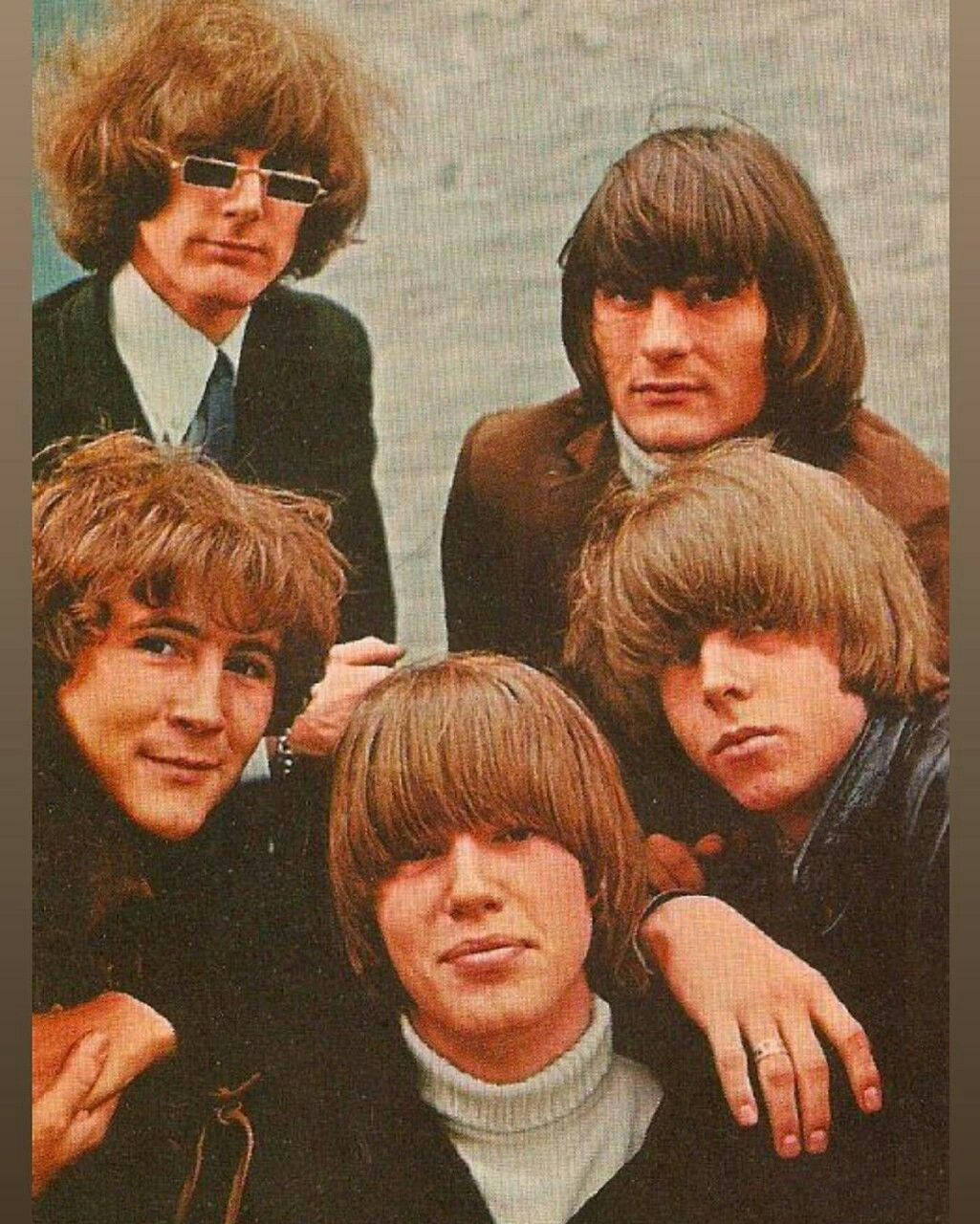 The Byrds, five men, shaggy hair, HD Phone Wallpaper