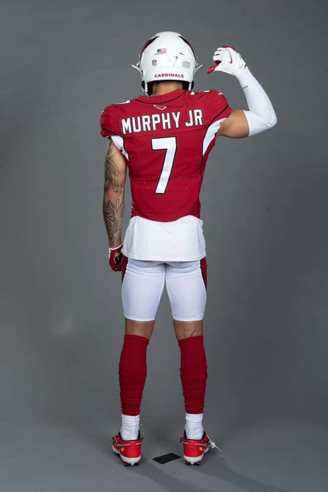 Byron Murphy, red and white Cardinals gear, gloved hand, SD Phone Wallpaper