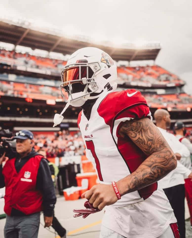 Byron Murphy, white and red uniform, field, SD Phone Wallpaper