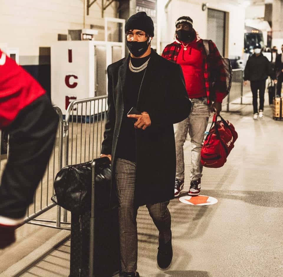 Byron Murphy, black coat, checkered pants, SD Desktop Wallpaper