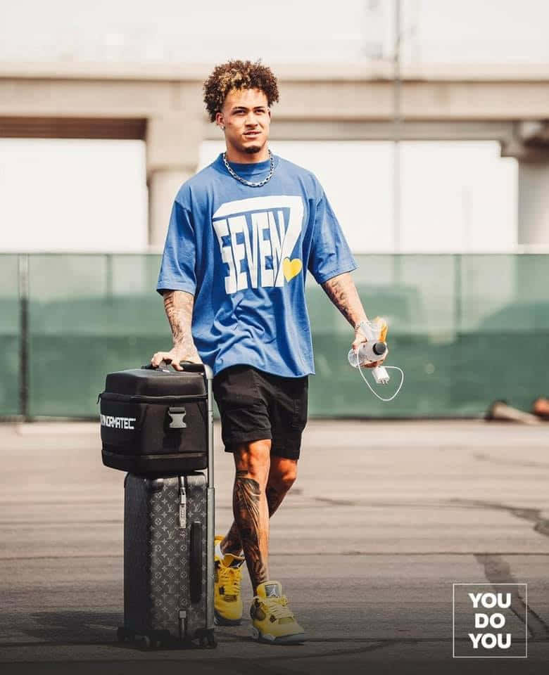 Byron Murphy, football game, curly hair, SD Phone Wallpaper