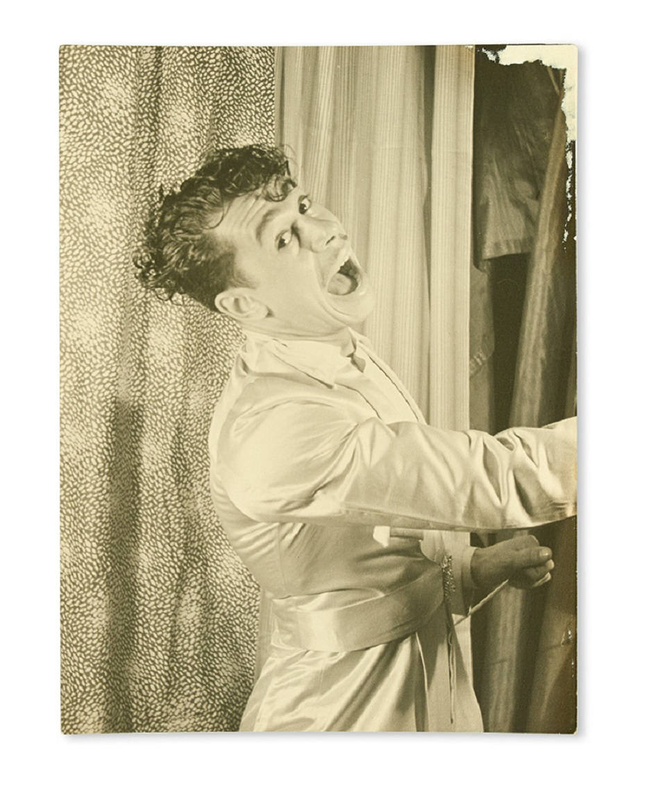 Cab Calloway, shiny robe, patterned curtains, SD Phone Wallpaper