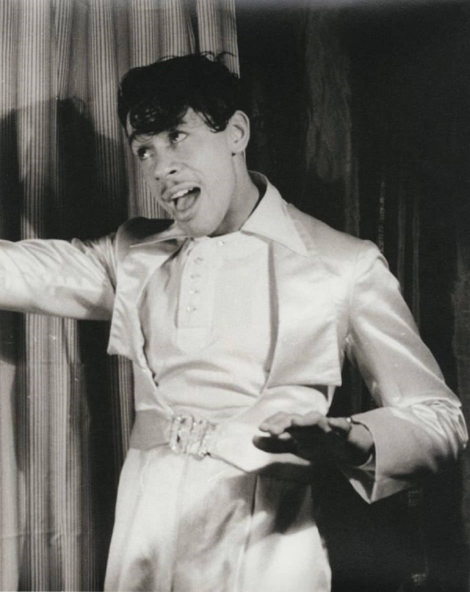 Cab Calloway, shiny white suit, black and white photo, SD Phone Wallpaper