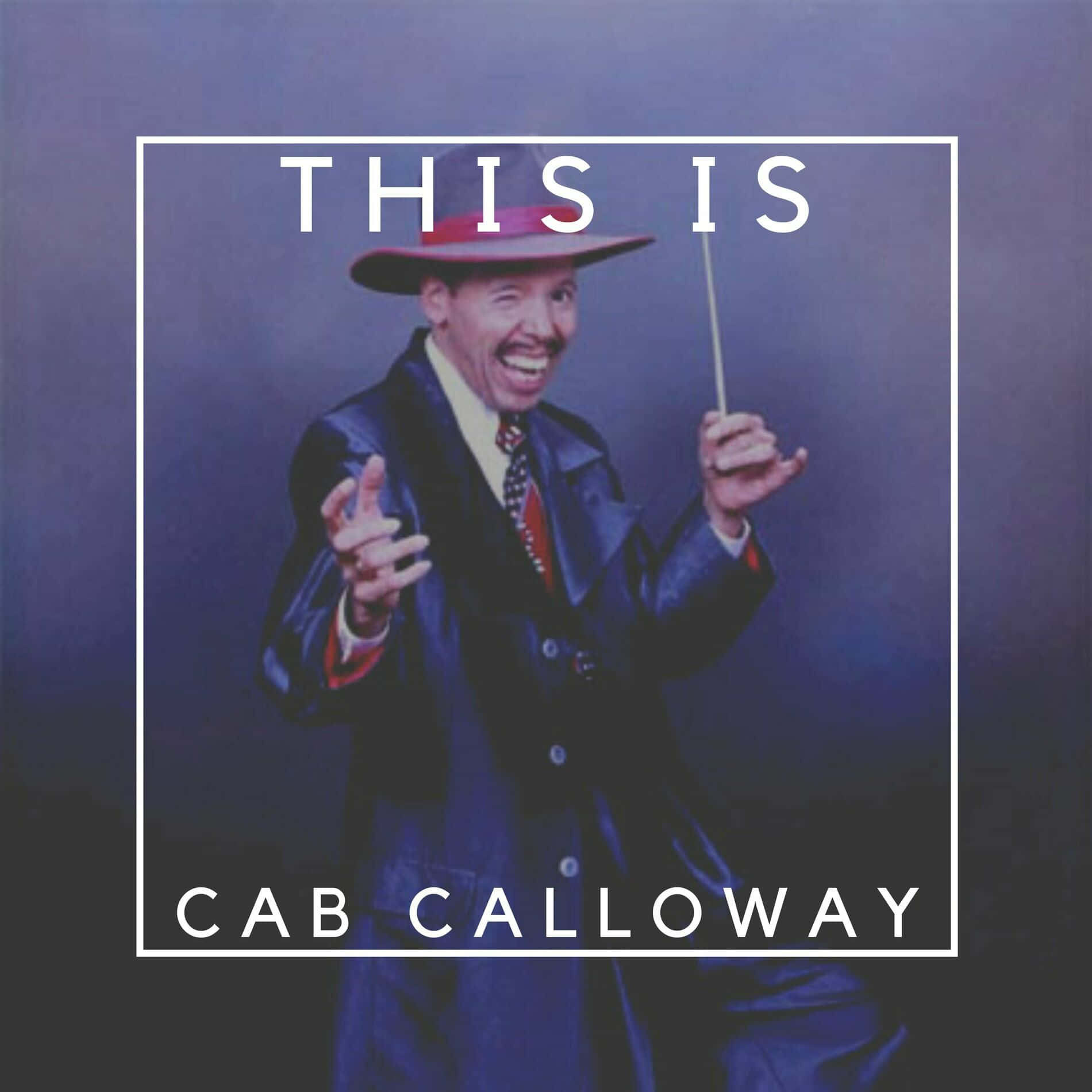 Cab Calloway, red hat, dark suit, HD Desktop Wallpaper