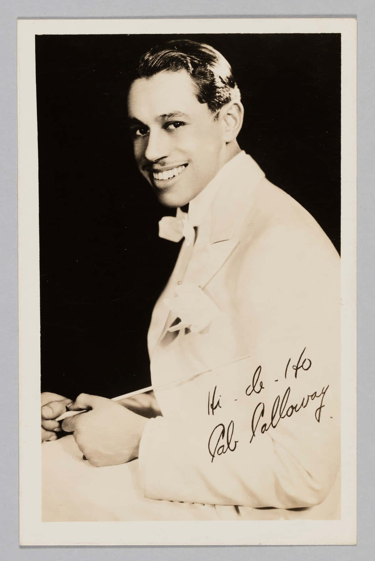 Cab Calloway, 1946, sepia-toned portrait, HD Phone Wallpaper