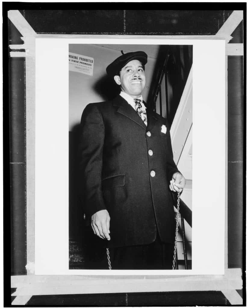 Cab Calloway, smiling, suit, SD Phone Wallpaper