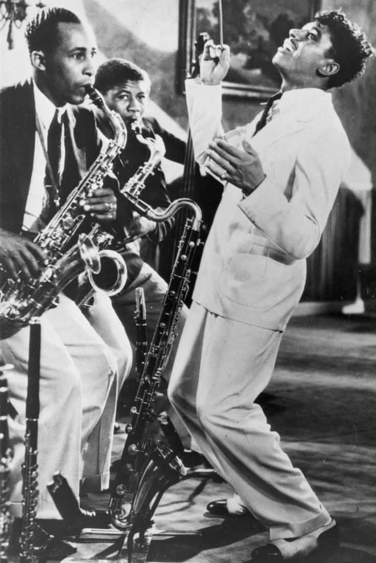 Cab Calloway, jazz band, saxophones, SD Phone Wallpaper