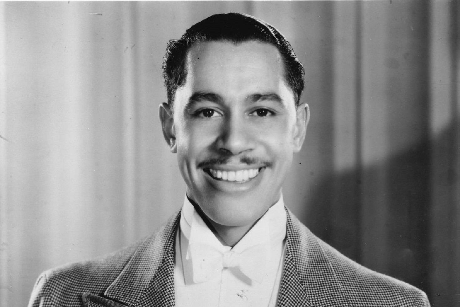 Cab Calloway, mustache, checkered suit, HD Desktop Wallpaper