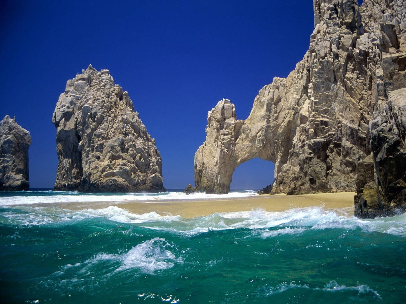 Cabo Verde, stone formation, natural arch, HD Desktop Wallpaper