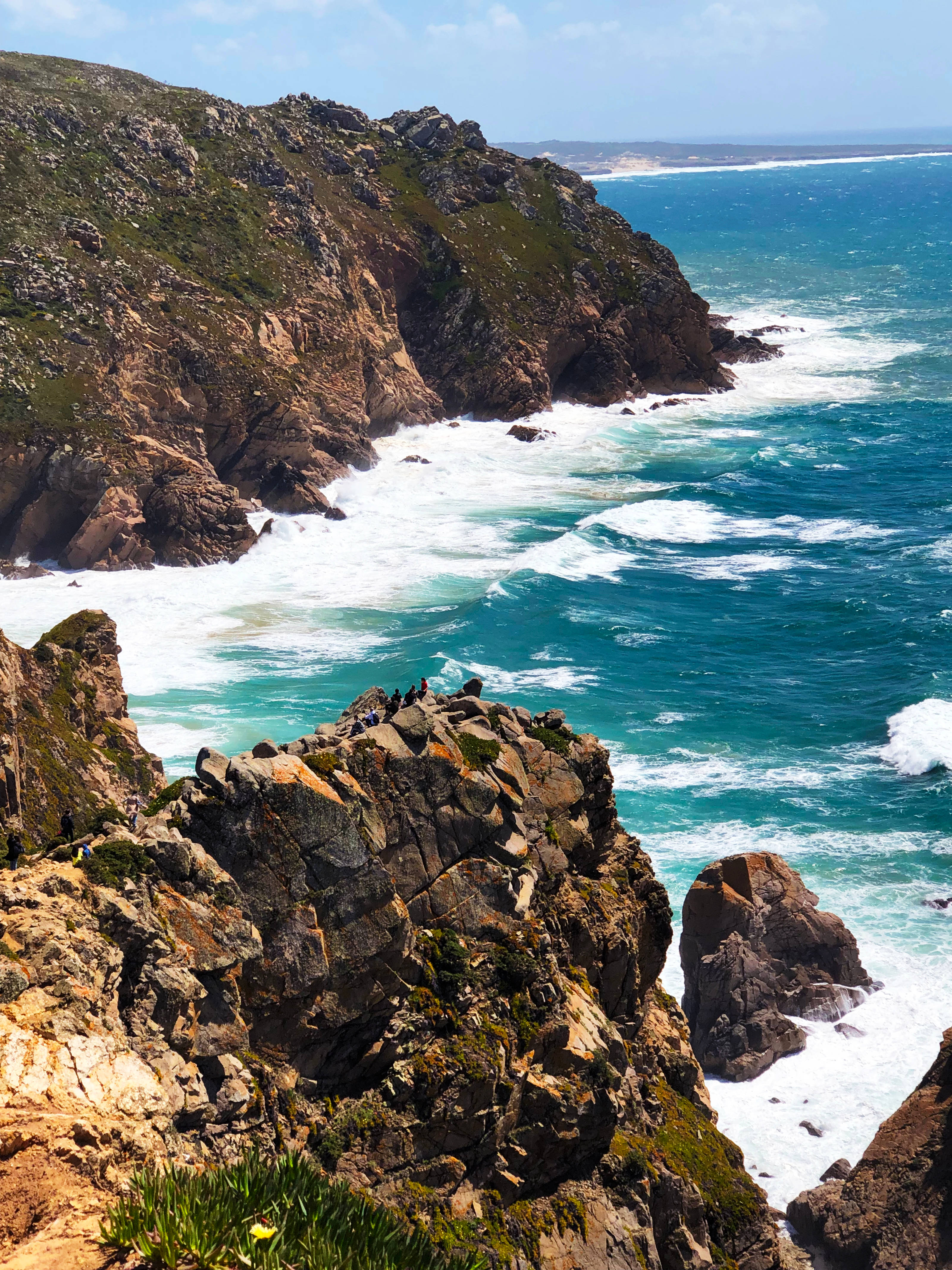 Cabo Verde, cliff, turquoise ocean, 4K Phone Wallpaper