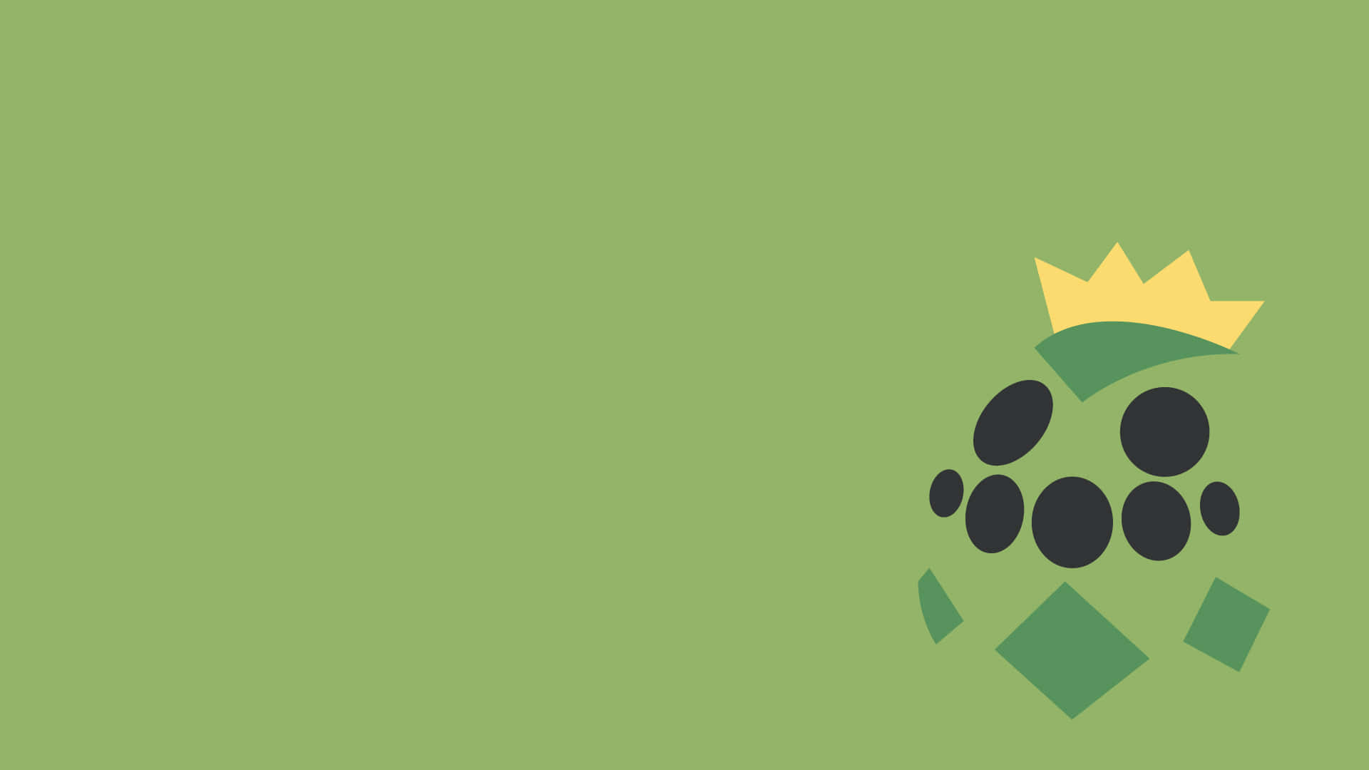 Cacnea, minimalist, green background, Full HD Desktop Wallpaper