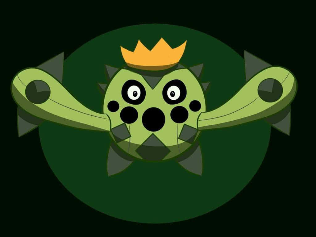 Cacnea, green, black, SD Desktop Wallpaper