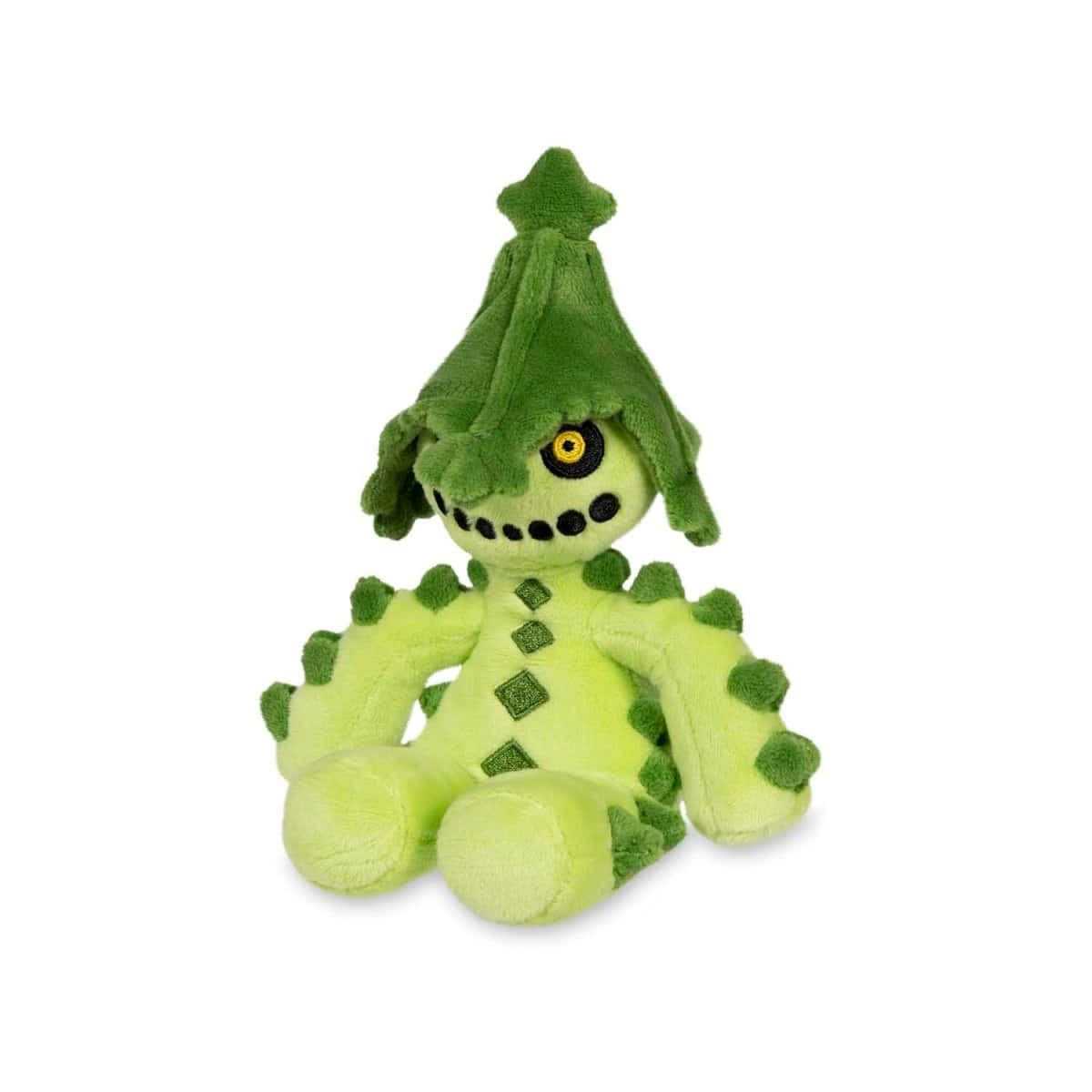 Cacturne, lime green, leafy hat, SD Desktop Wallpaper