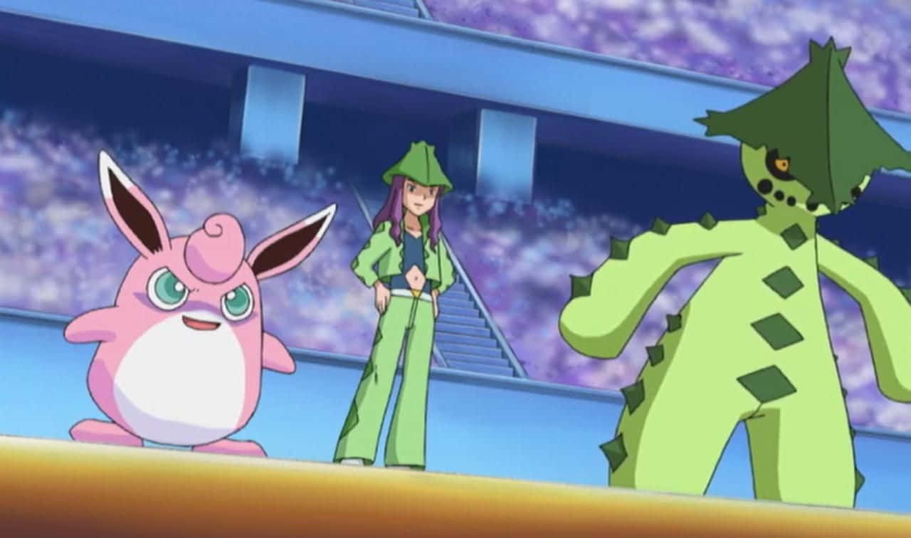 Cacturne, Pokémon battle, stadium, HD Desktop Wallpaper