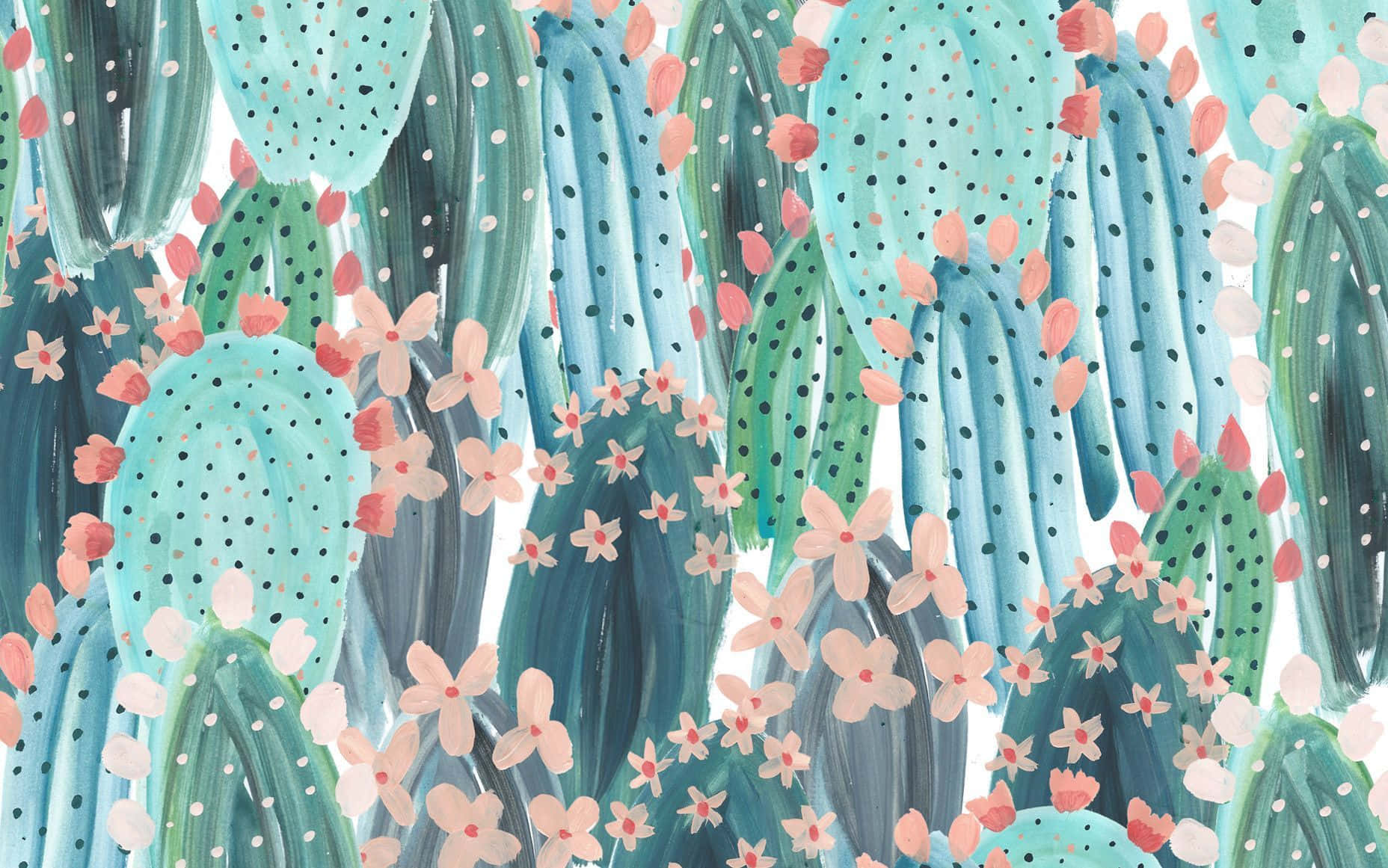 teal, green, black spots, HD Desktop Wallpaper