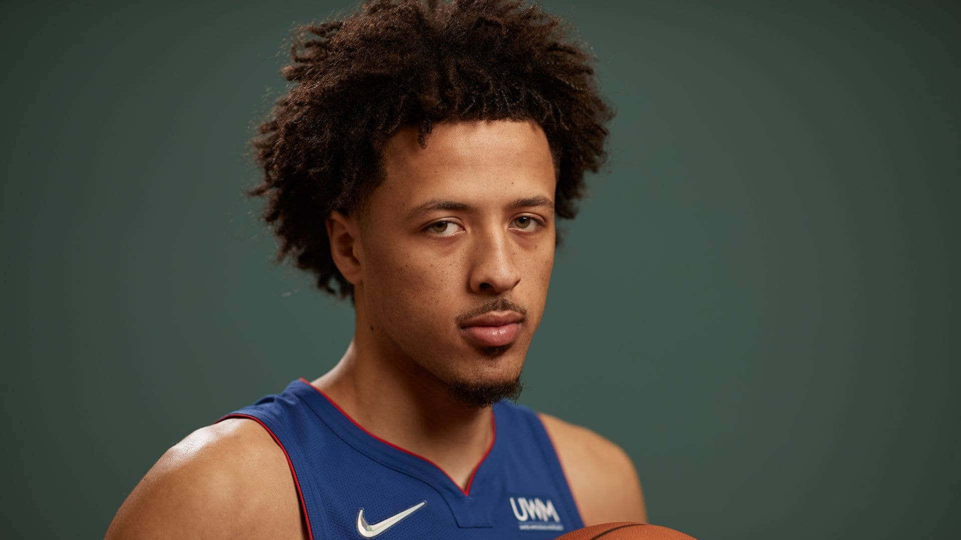 Cade Cunningham, basketball, curly hair, Full HD Desktop Wallpaper