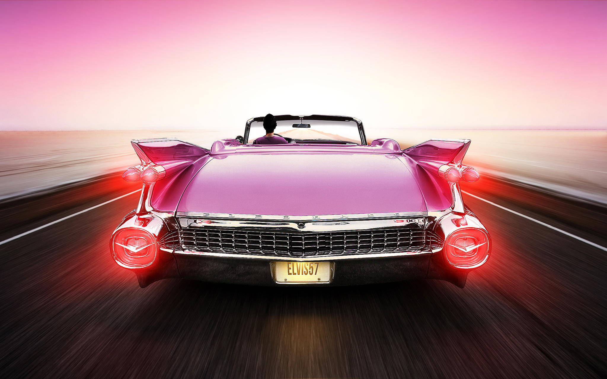 1957 Cadillac, Cadillac Eldorado, pink, Full HD Desktop Wallpaper