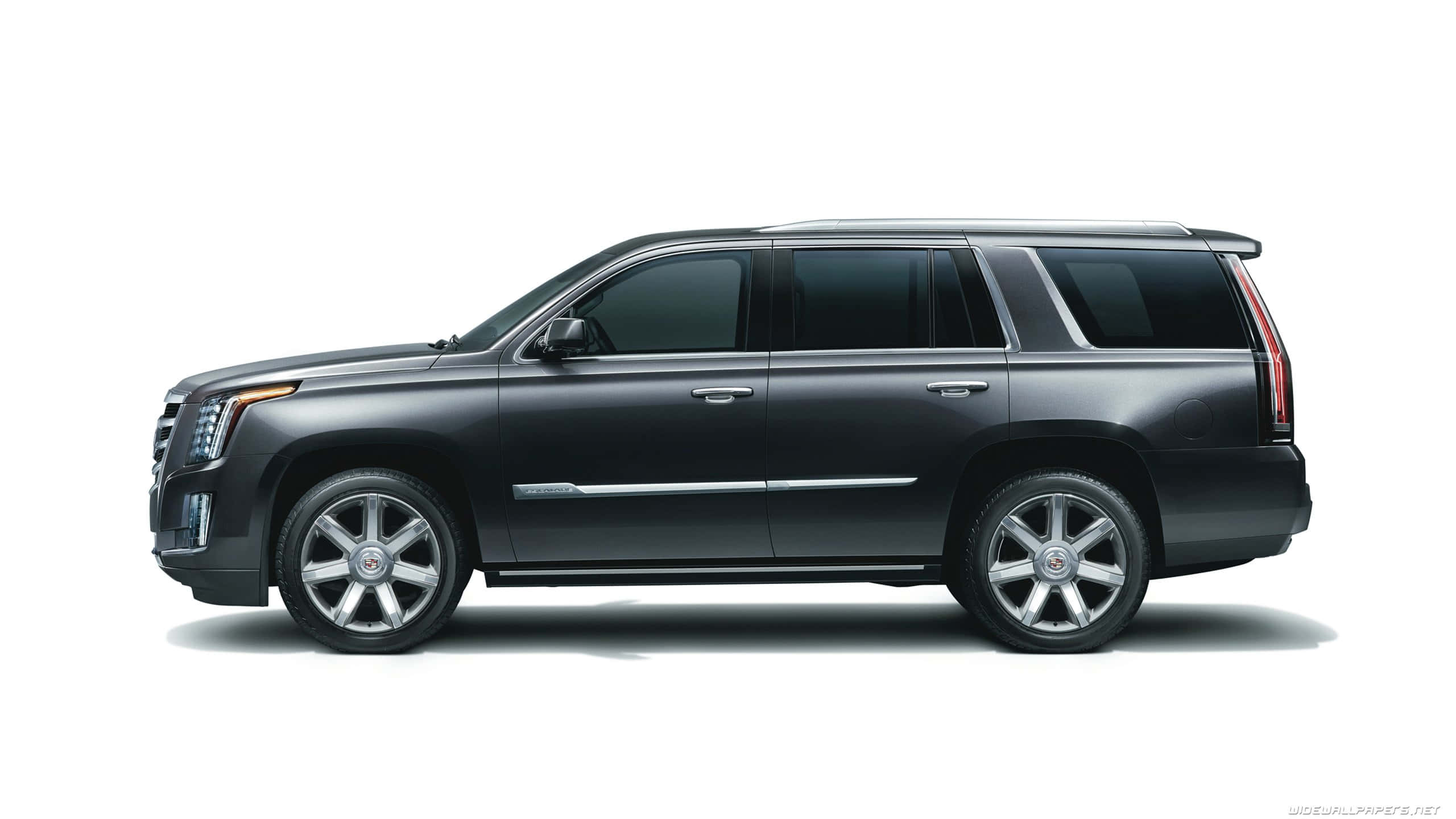 Cadillac Escalade, sleek black, SUV, 2K Desktop Wallpaper