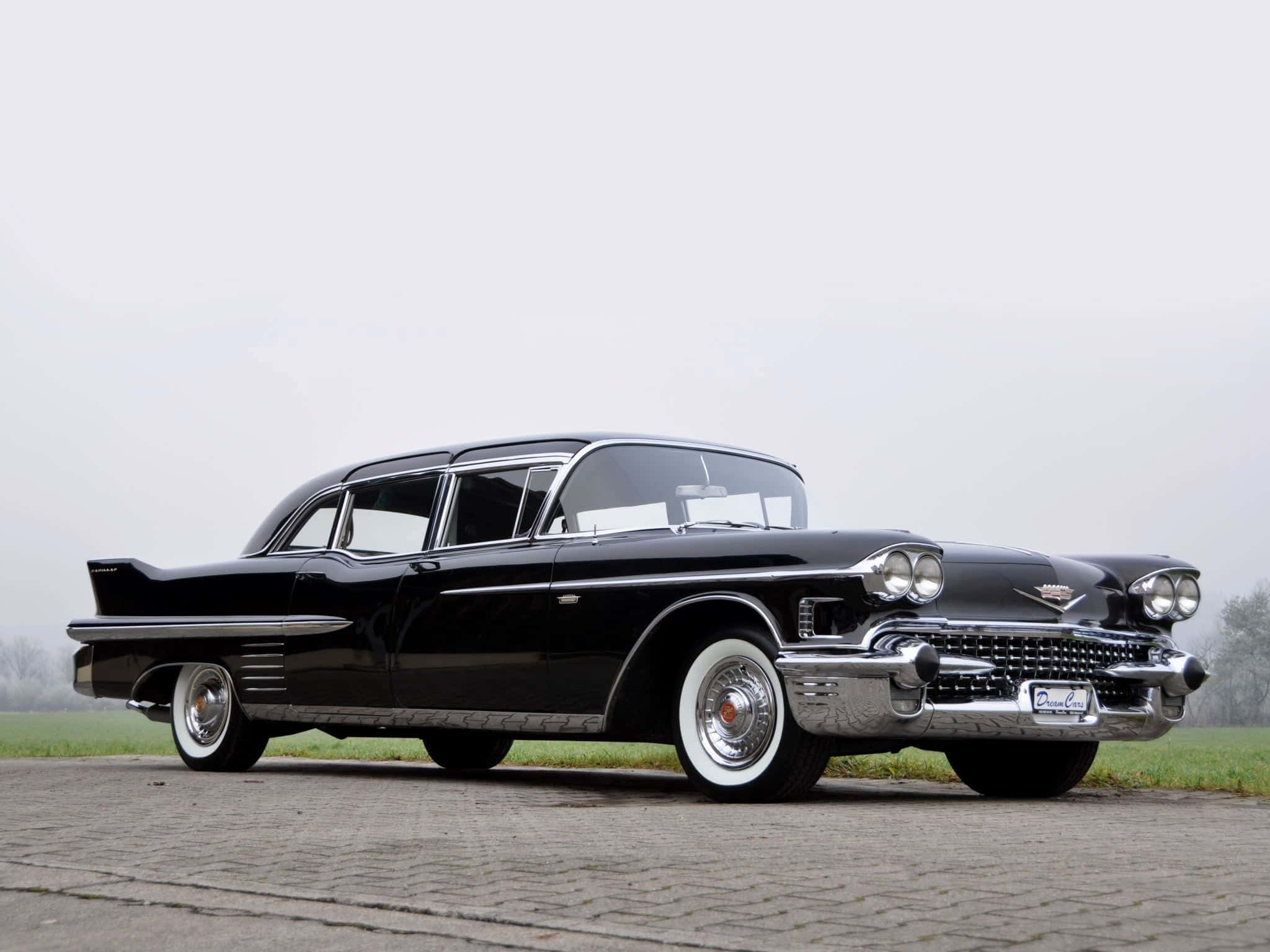 1959 Cadillac, Cadillac Fleetwood, chrome accents, Full HD Desktop Wallpaper
