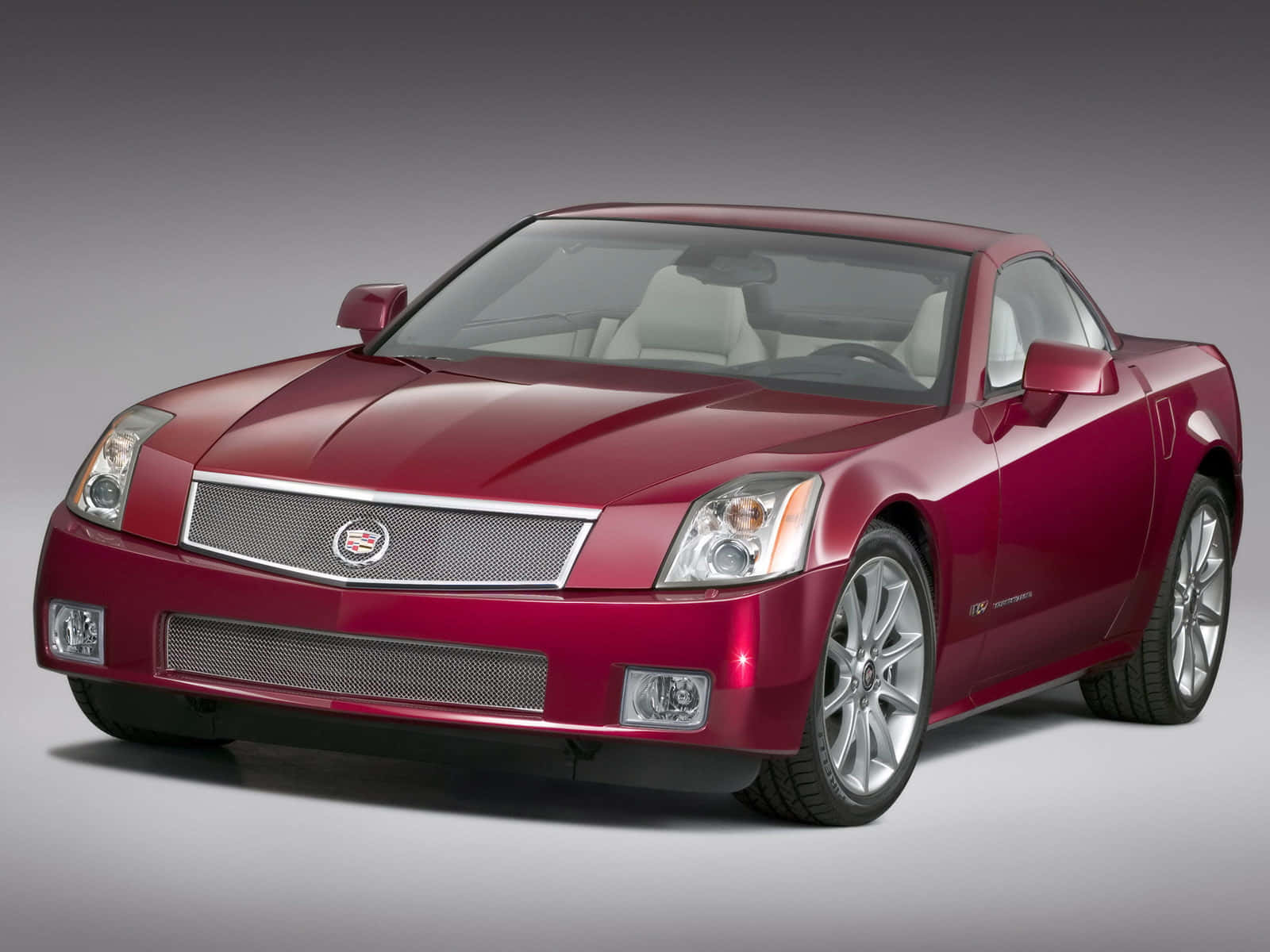 Cadillac XLR, maroon, silver rims, HD Desktop Wallpaper