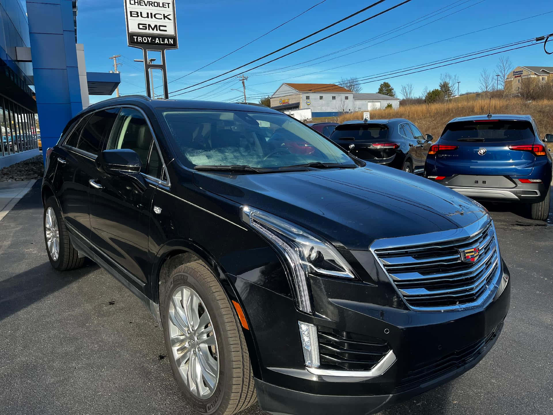 Cadillac XT5, black, sunlight, Full HD Desktop Wallpaper