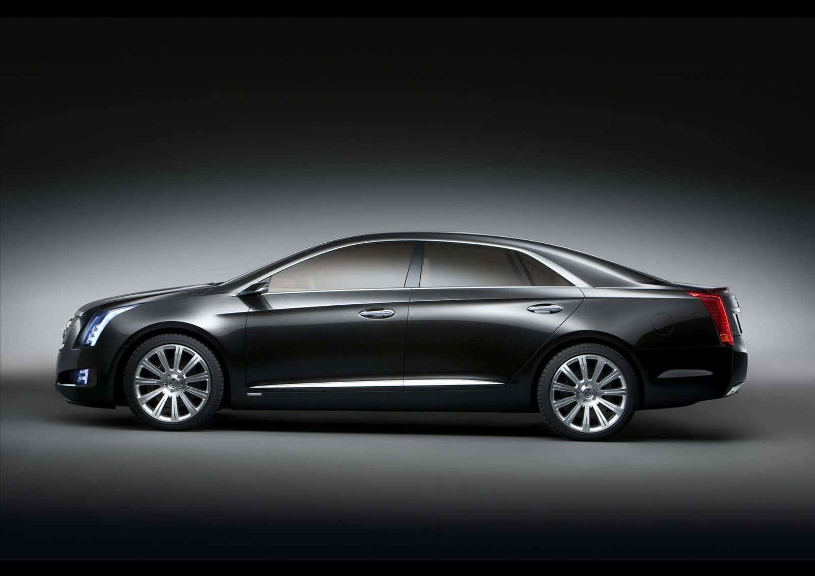 Cadillac XTS, black, sleek, HD Desktop Wallpaper